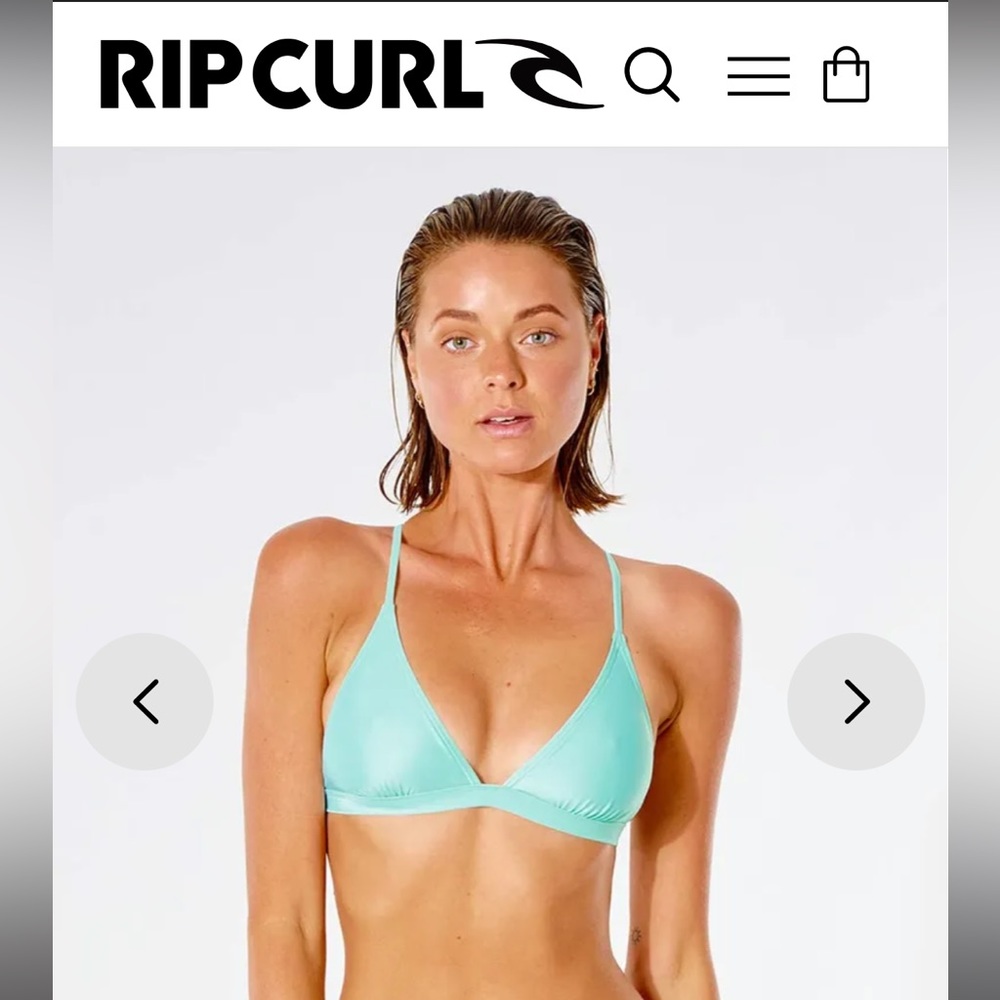 Rip Curl Classic Surf Eco Crossback Tri Bikini Top
